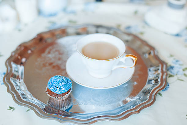 istock muffin with a cup of coffee for breakfast 518558546