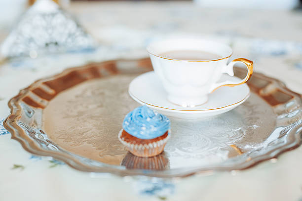 istock muffin with a cup of coffee for breakfast 518558800