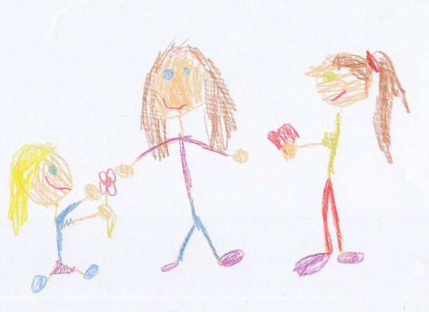 istock Child Drawing for Mother's Day 518559790