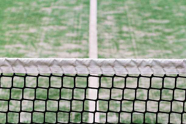 istock Net on the paddle court 518560750