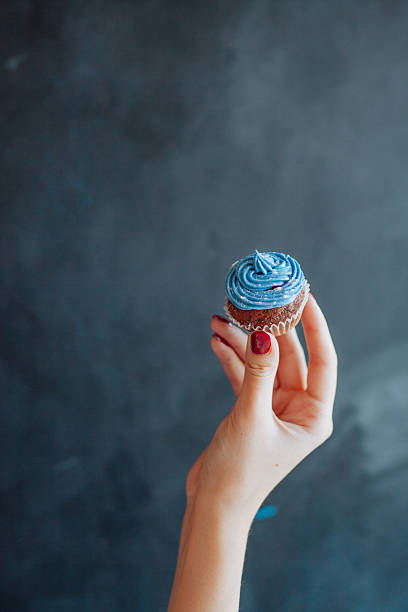 istock Birthday Cupcake with a sparkler 518560818