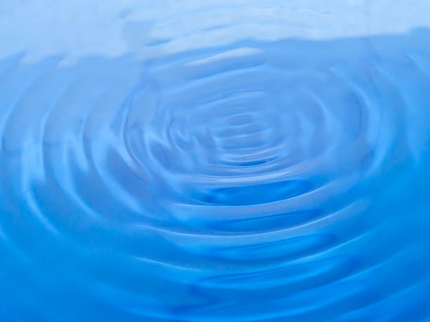 istock Abstract of close up water circle waves texture 518561474
