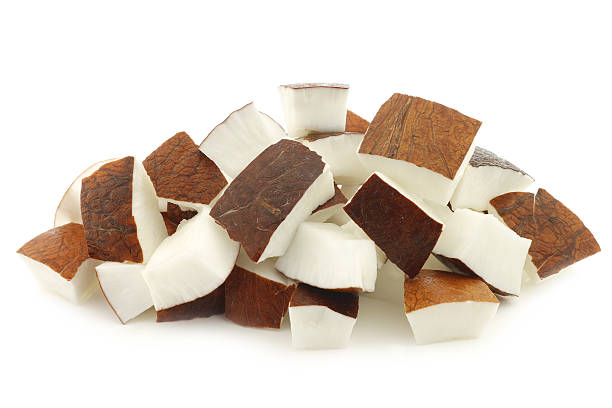 istock Cut pieces of coconut 518566035