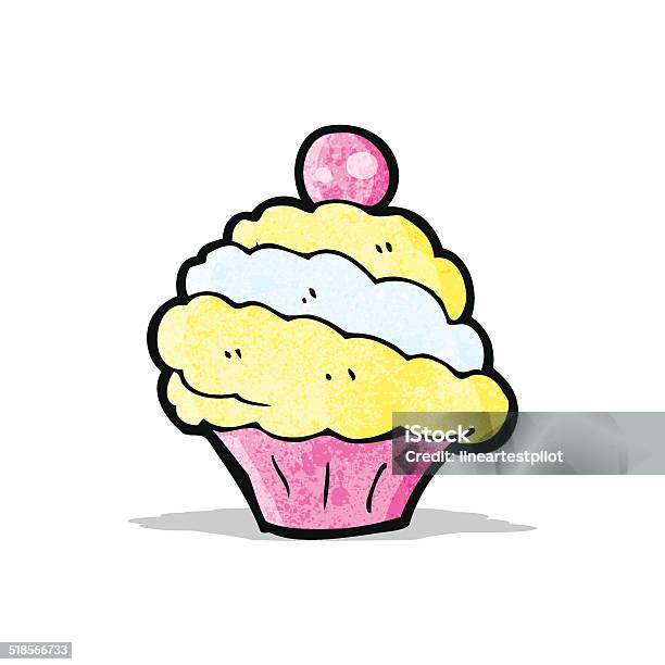 Cartoon Cup Cake Stock Illustration - Download Image Now - Bizarre, Cake, Clip Art