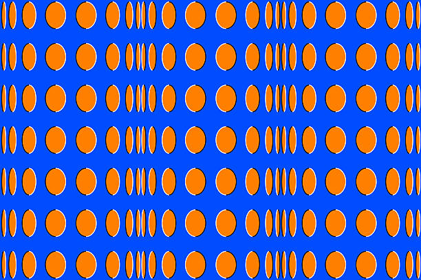 Optical illusion Optical illusion:try to move your eyes from Right to Left (and opposite), you'll see the circles move. perpetual motion stock pictures, royalty-free photos & images