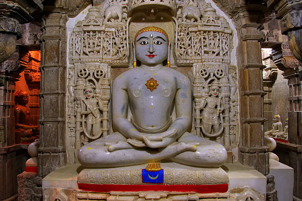 istock Interior of Jain temple, Jaisalmer, India 518587587