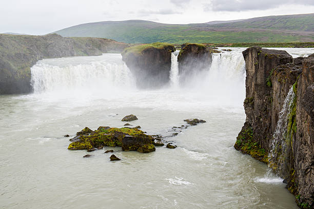istock Beautiful Godafoss waterfall, Northern Iceland 518587802