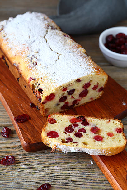 istock traditional Christmas cake with cranberries 518589875