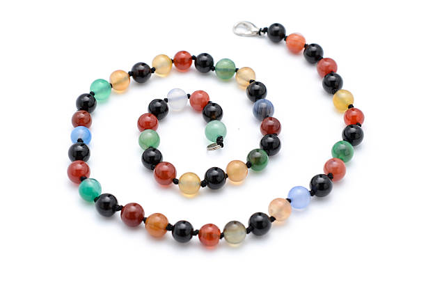 istock beads from natural stones isolated 518591934