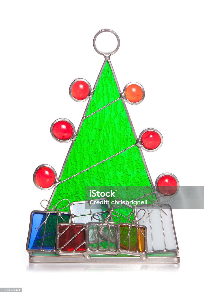 Árbol de Navidad Vitrales ornament - Foto de stock de Cristal - Material libre de derechos