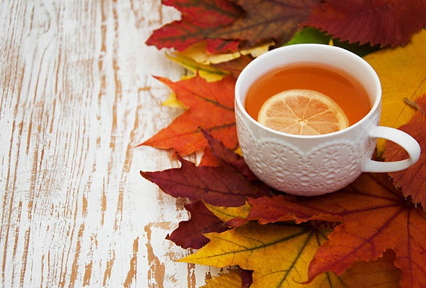 istock Cup of hot tea with lemon 518592421