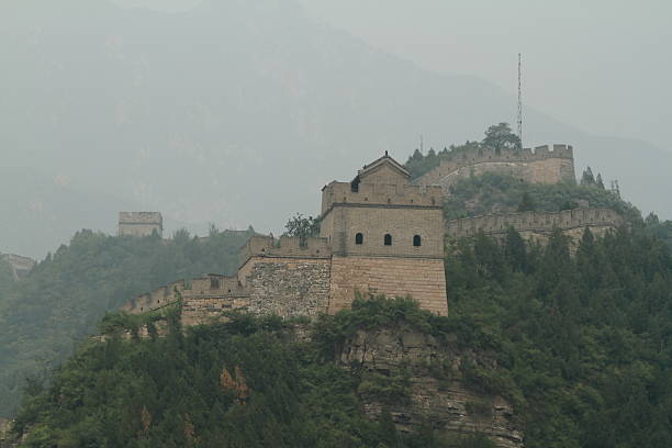 die chinesische mauer bei badaling - jiankou fotografías e imágenes de stock