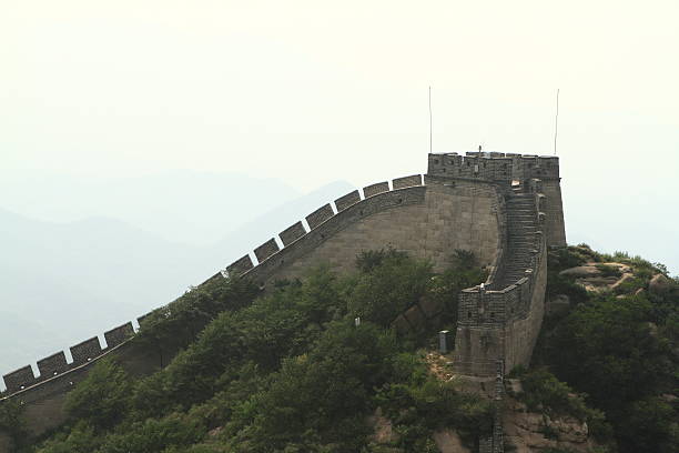 die chinesische mauer bei badaling - jiankou fotografías e imágenes de stock