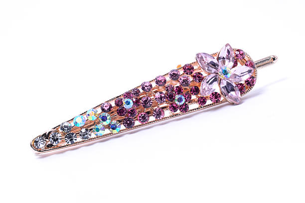 istock hairgrip with gems isolated on white 518593554