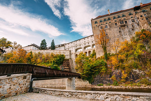 istock Cesky Krumlov, Czech republic. Sunny autumn day. 518594952