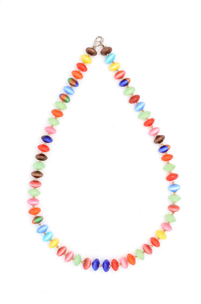 istock beads from natural stones isolated 518595322