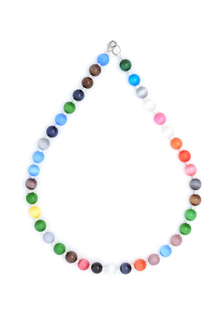 istock beads from natural stones isolated 518595354