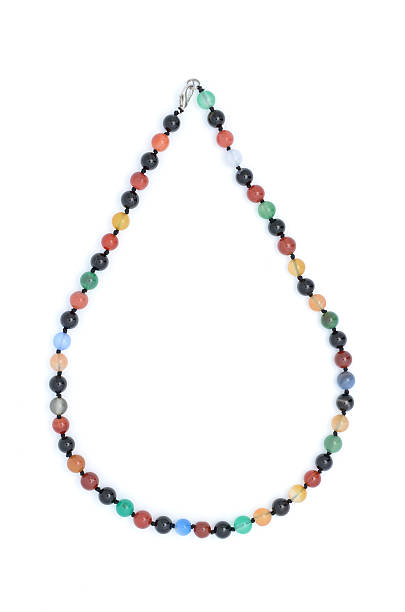 istock beads from natural stones isolated 518595398