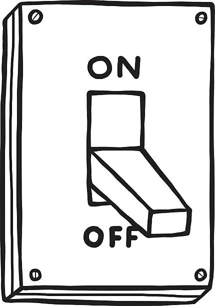 On off switch image.ai Royalty Free Stock SVG Vector