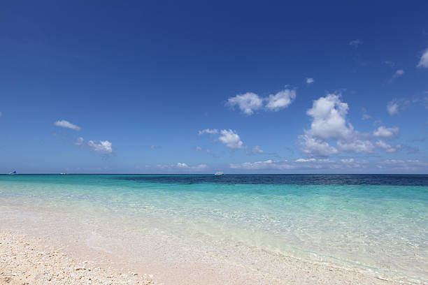 istock Beach and tropical sea 518613040