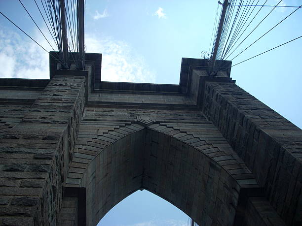 istock Arch of Brooklyn Bridge 518614902