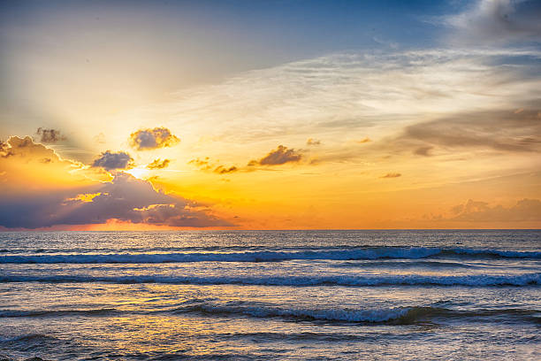 istock Beautiful orange sun rise 518617050