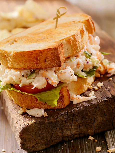 istock Toasted Seafood Salad Sandwich 518619946