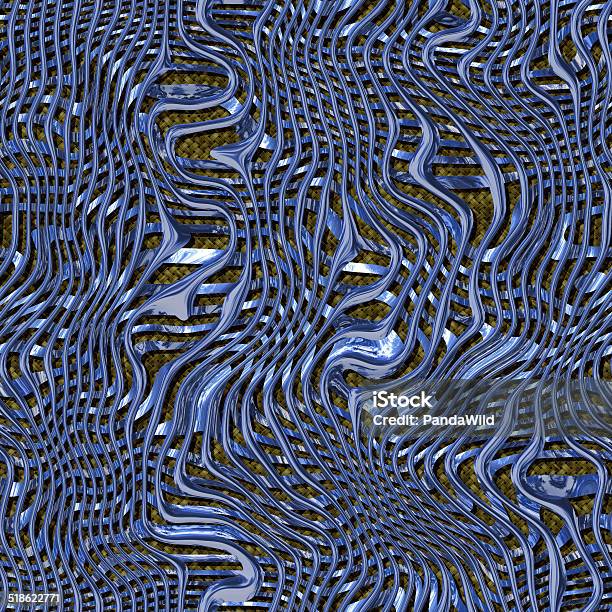 Metal Waves Seamless Generated Hires Texture Stock Photo - Download Image Now - Pattern, Backgrounds, Abstract
