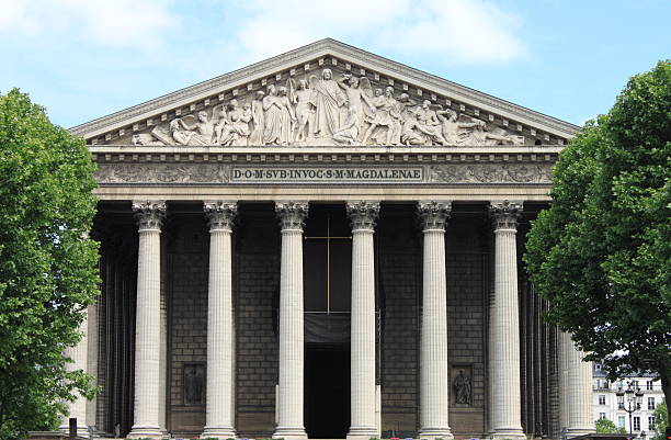 Madeleine church in Paris, France