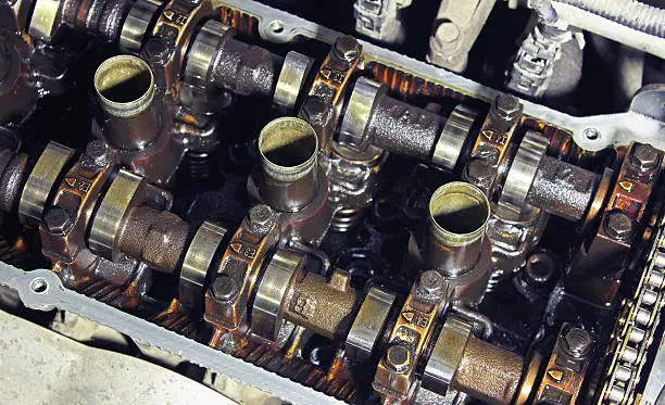 The camshafts in the Korean car