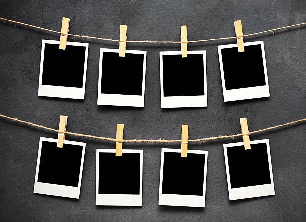istock Vintage pictures on blackboard 518623747