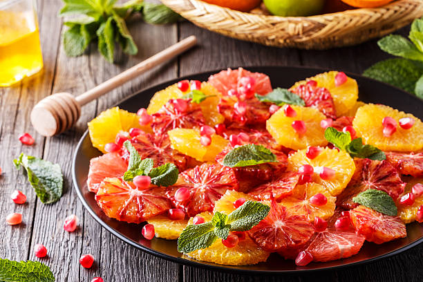 istock Homemade Citrus Salad with Grapefruit and Oranges. 518623848