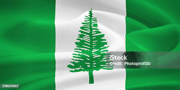 Flag Of The Norfolk Island Stock Photo - Download Image Now - Australia, Backgrounds, Burnt Pine