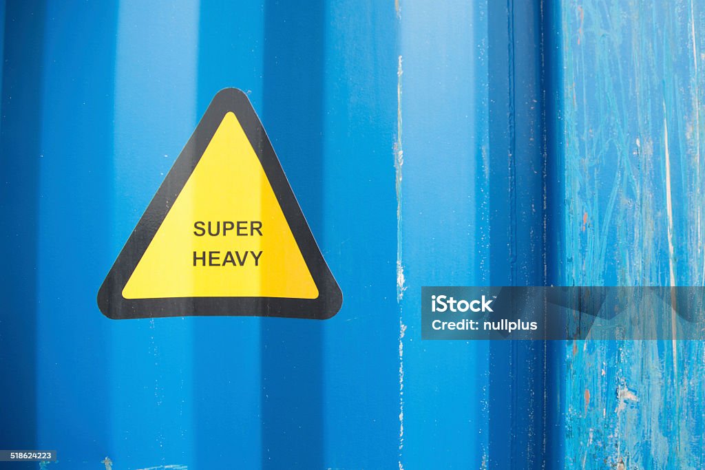 super stark blauen Behälter - Lizenzfrei Behälter Stock-Foto