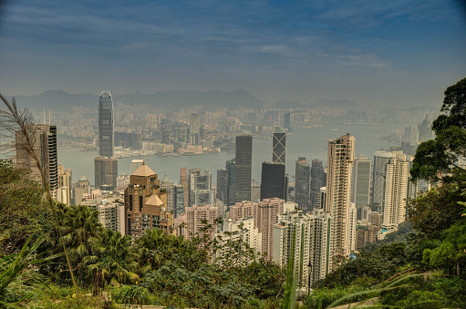 View at Hong Kong from the Peak