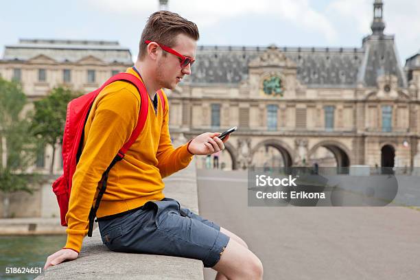 Man Use Smart Phone Stock Photo - Download Image Now - Adult, Blogging, Business