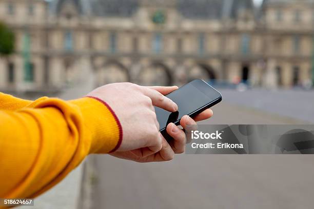 Man Use Smart Phone Stock Photo - Download Image Now - Adult, Blogging, Business