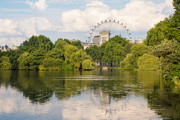istock St. James's Park Lake, London England 518625527