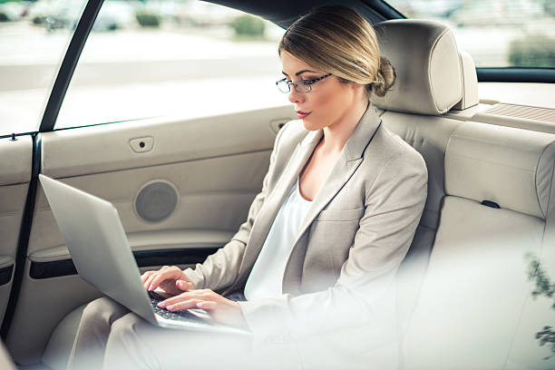 istock Hardworking businesswoman 518626700