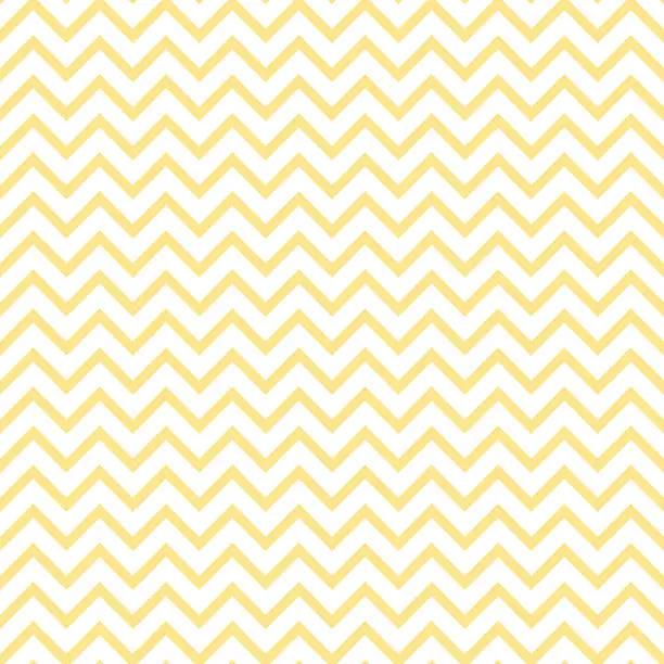 Vector illustration of Chevron zigzag black and white seamless pattern