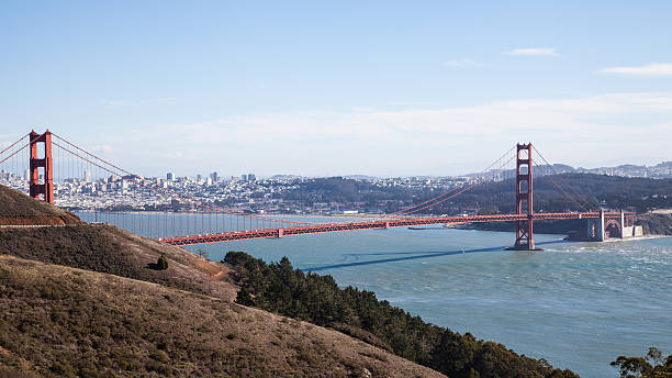 istock Golden Gate bridge seen from Marin 518628860