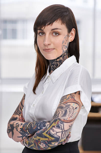 istock She wears her art on her sleeve 518641385