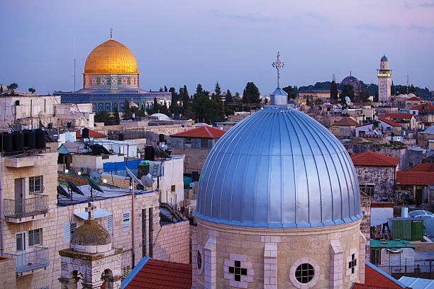 istock Jerusalem Old City at Night, Israel 518641741