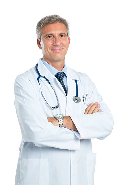 成熟した医者自信 - doctor portrait adult male ストックフォトと画像