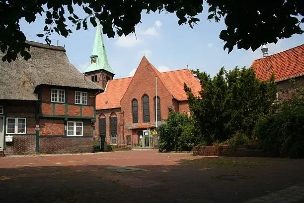 Old church in Hamburg Wilhelmsburg