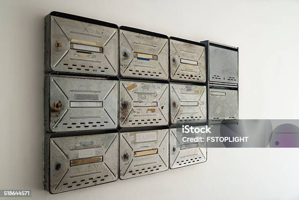 Mailboxen Des Gebäudes Stockfoto und mehr Bilder von Alt - Alt, Aluminium, Atlantikinseln