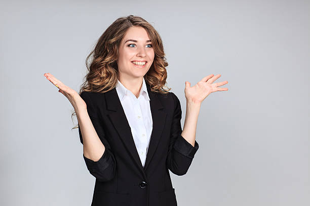 istock The young woman's portrait with happy emotions 518647980