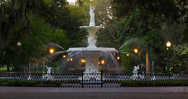 istock Forsyth Park Fountain - Savannah, Georgia 518648530