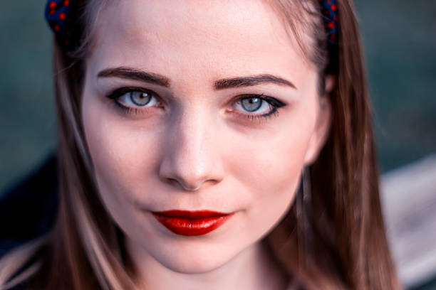 istock Girl with blue eyes 518649776