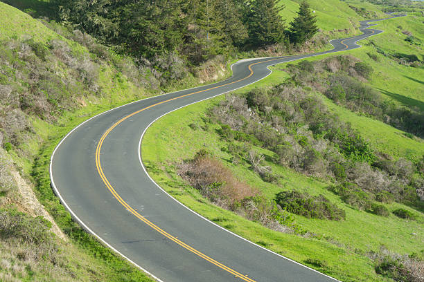 istock Long, Winding road along the Pacific Coast Highway 518655212